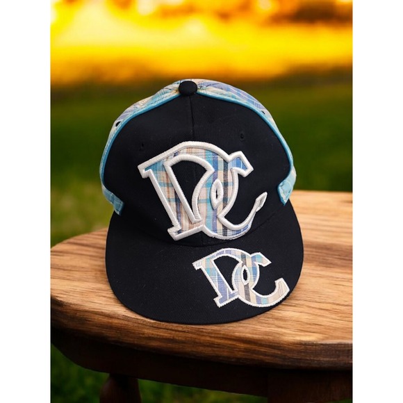 DC Washington DC Nationals MLB Hat Fitted Plaid Baseball Cap - Picture 1 of 5